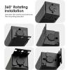 imageJUNNUJ 20 Amp Power Strip Surge Protector 4800J Heavy Duty 8 Outlet Metal Multi Angle Mount 20A Garage Power Strip Shop 620R TSlot 520P Plug 12 Gauge Extension Cord 6ft for Appliance6 FT
